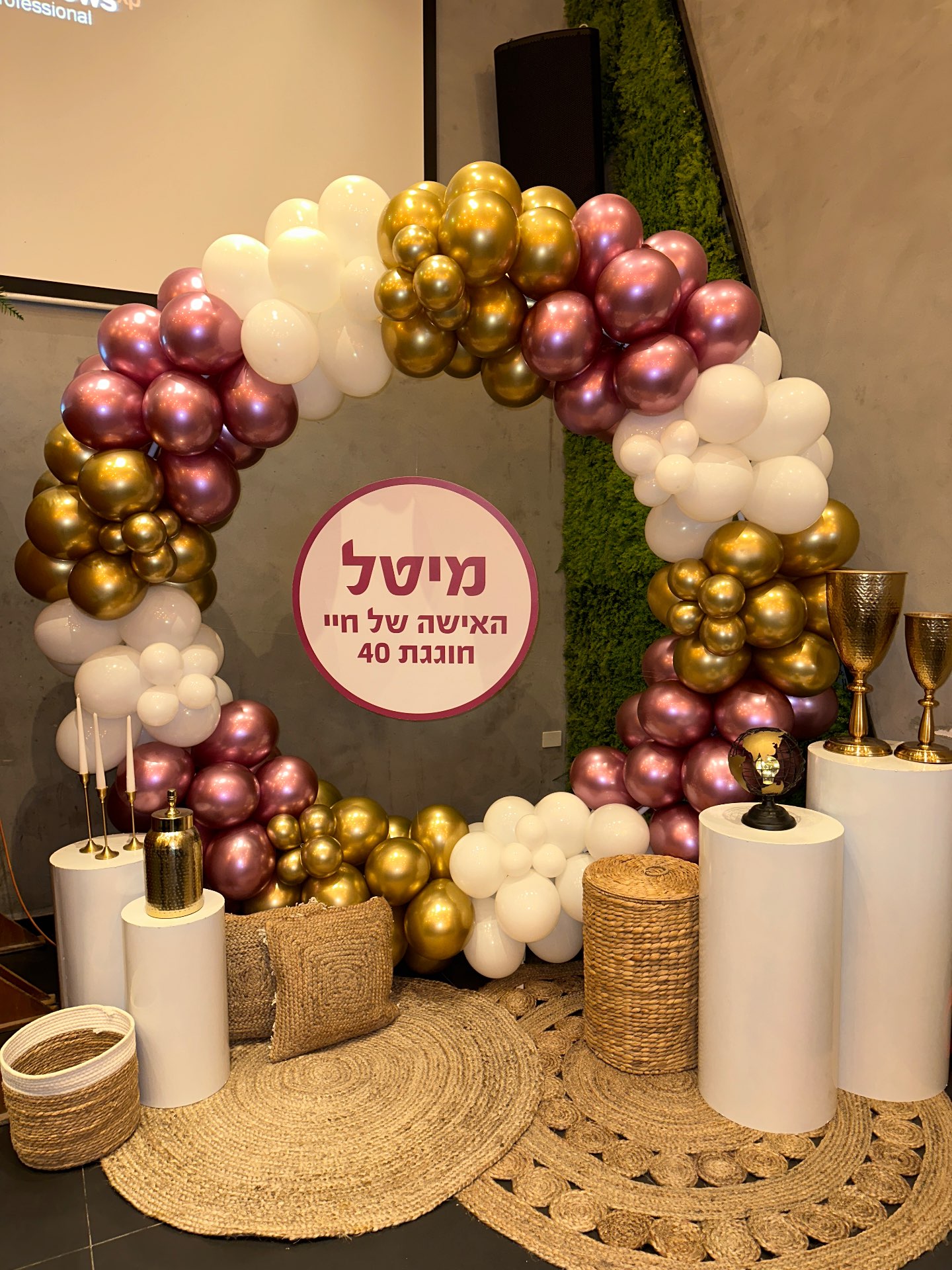 עמדות צילום מבלונים