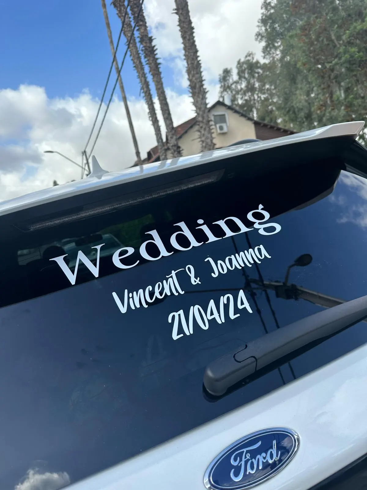 קישוטי חתונה לרכב 