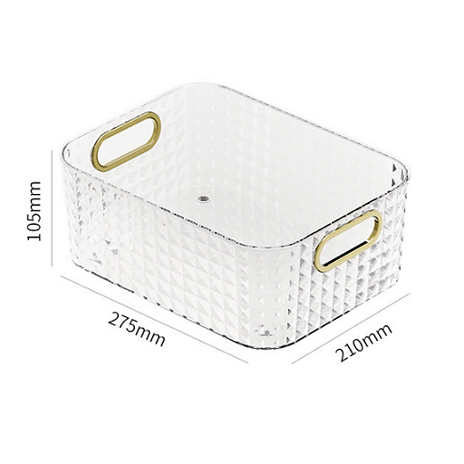 סלסלה אקרילית לאחסון דגם דיאמונד 