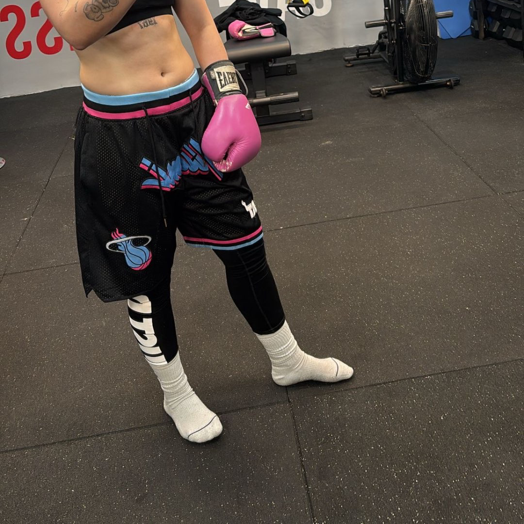 מכנס NBA - מיאמי שחור