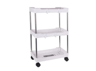 עגלת אחסון רחבה 3 קומות