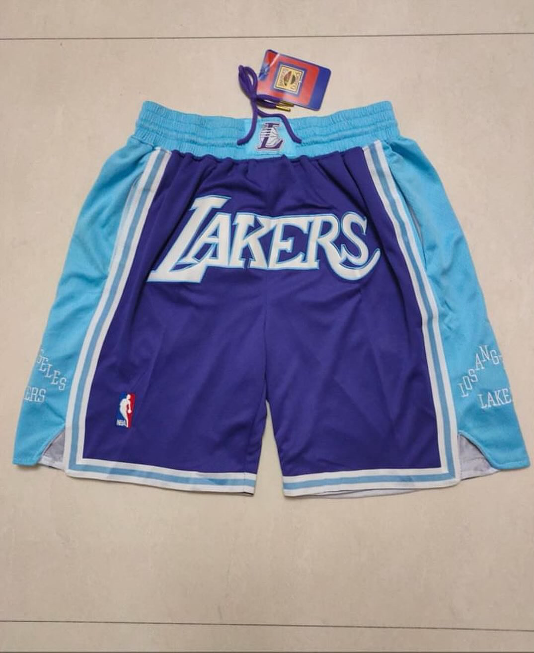 מכנס NBA - לייקרס סגול תכלת