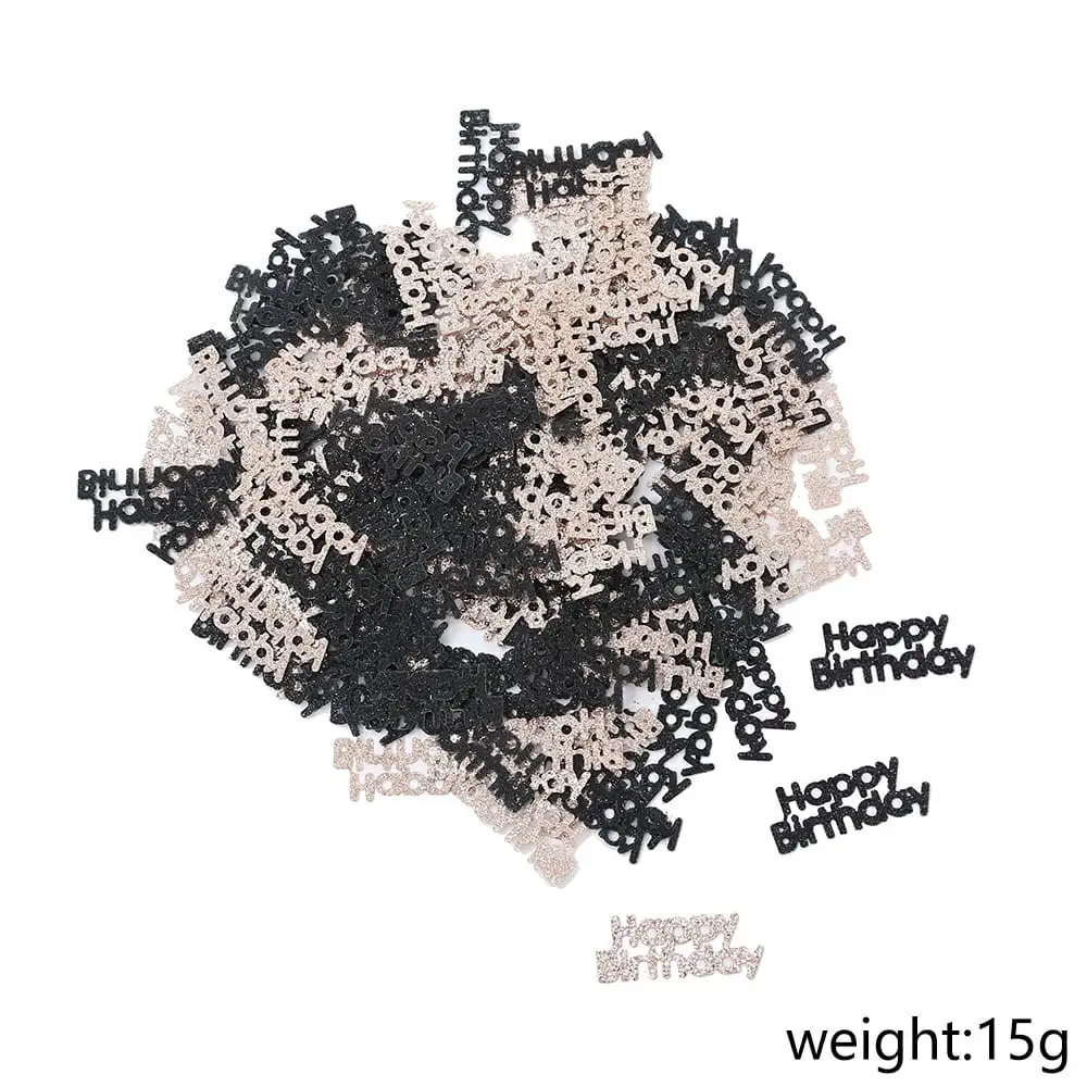 קונפטי לקישוט שולחן