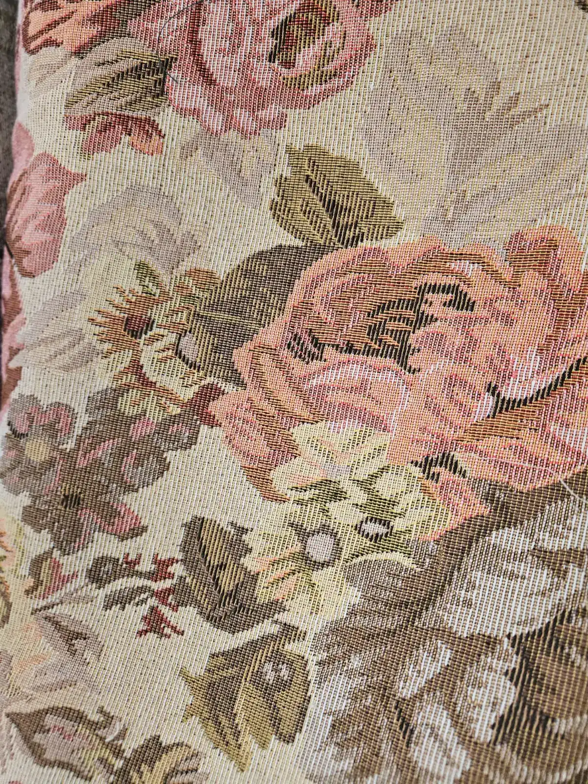 בד גובלן פרחים וינטג'