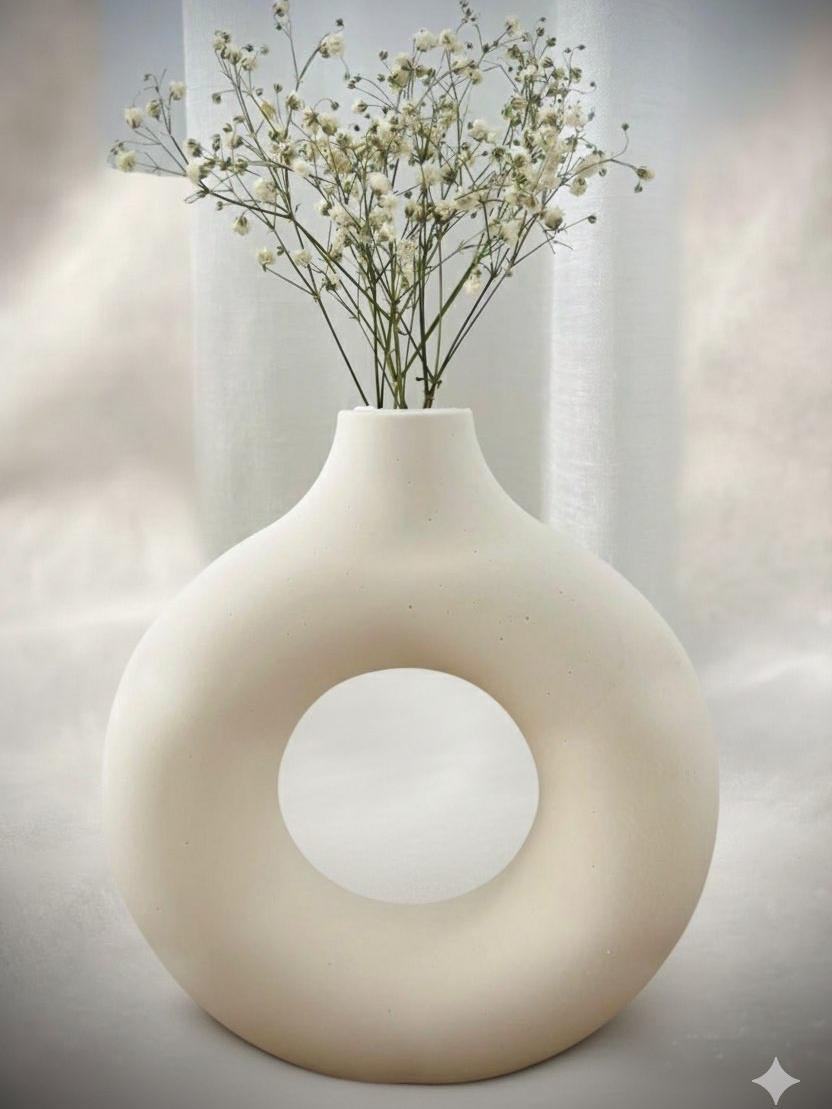 אגרטל עגול - בטון