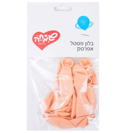 בלונים | שקית 10 בלונים פסטל במגוון צבעים