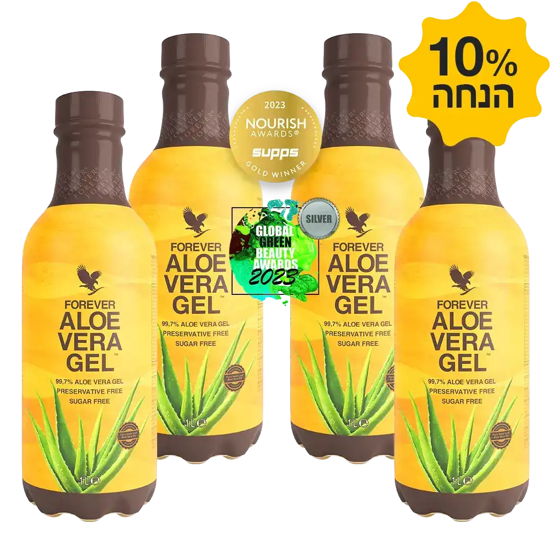 רביעיית משקה ג'ל אלוורה