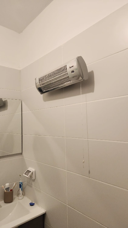 התקנת מאווררים ותנורי חימום   