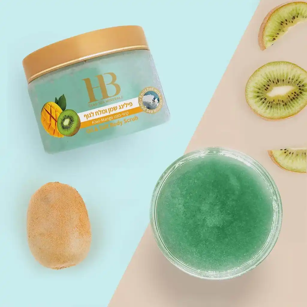 פילינג שמן ומלח לגוף