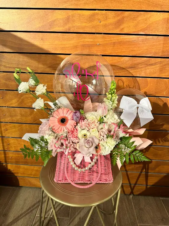 סלסלה פורחת 