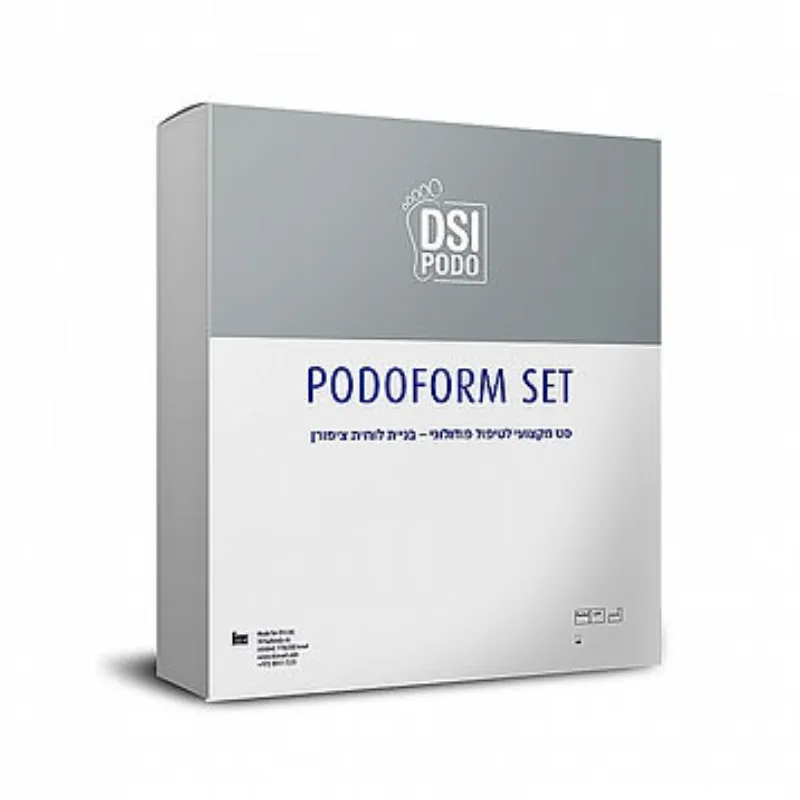 סט מקצועי לטיפול פודולוגי - בניית לוחית ציפורן PODOFORM SET