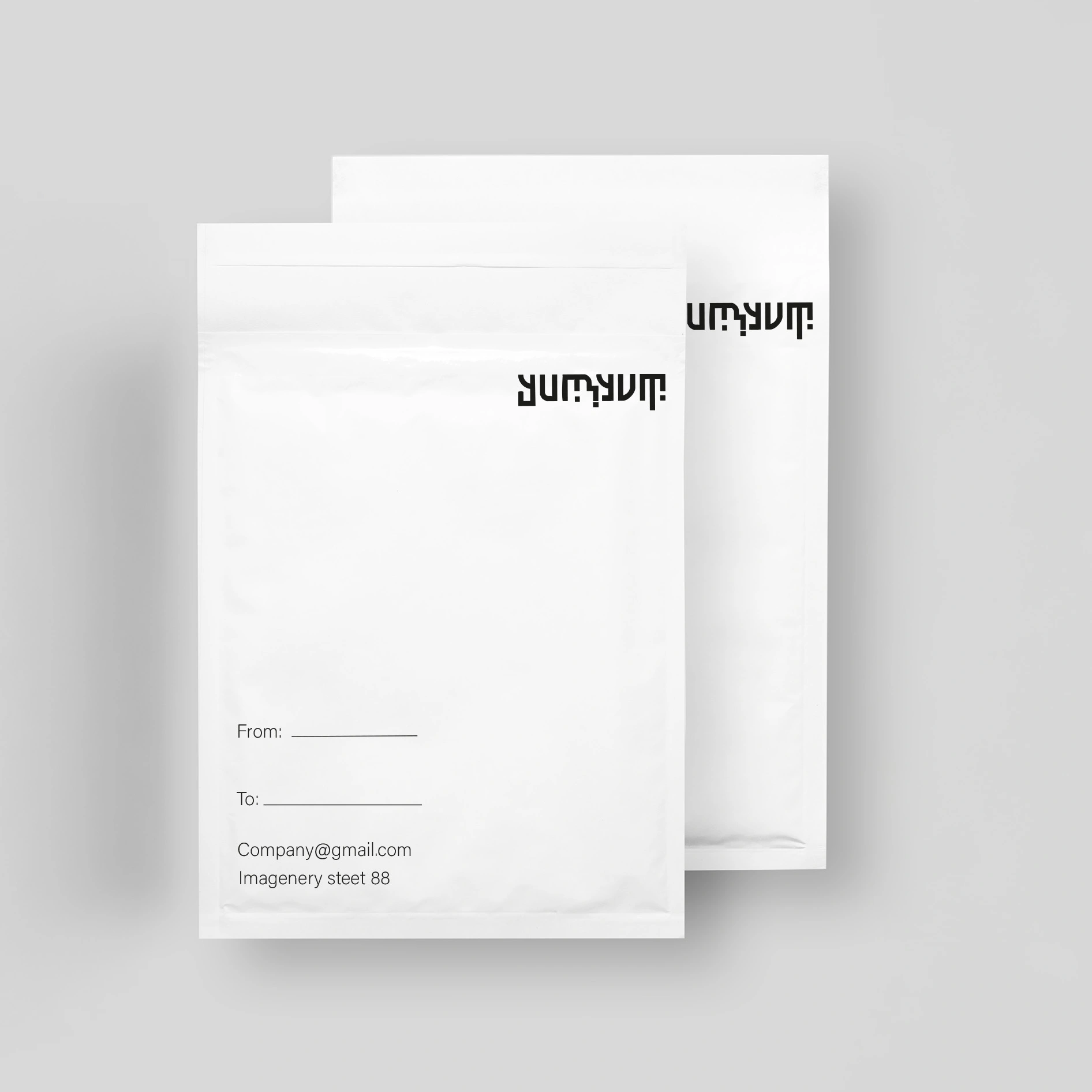 מעטפות מרופדות בעיצוב אישי בגודל פנימי: 22X33 ס׳׳מ