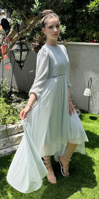 שמלת נערות קלאסית דגם טהר