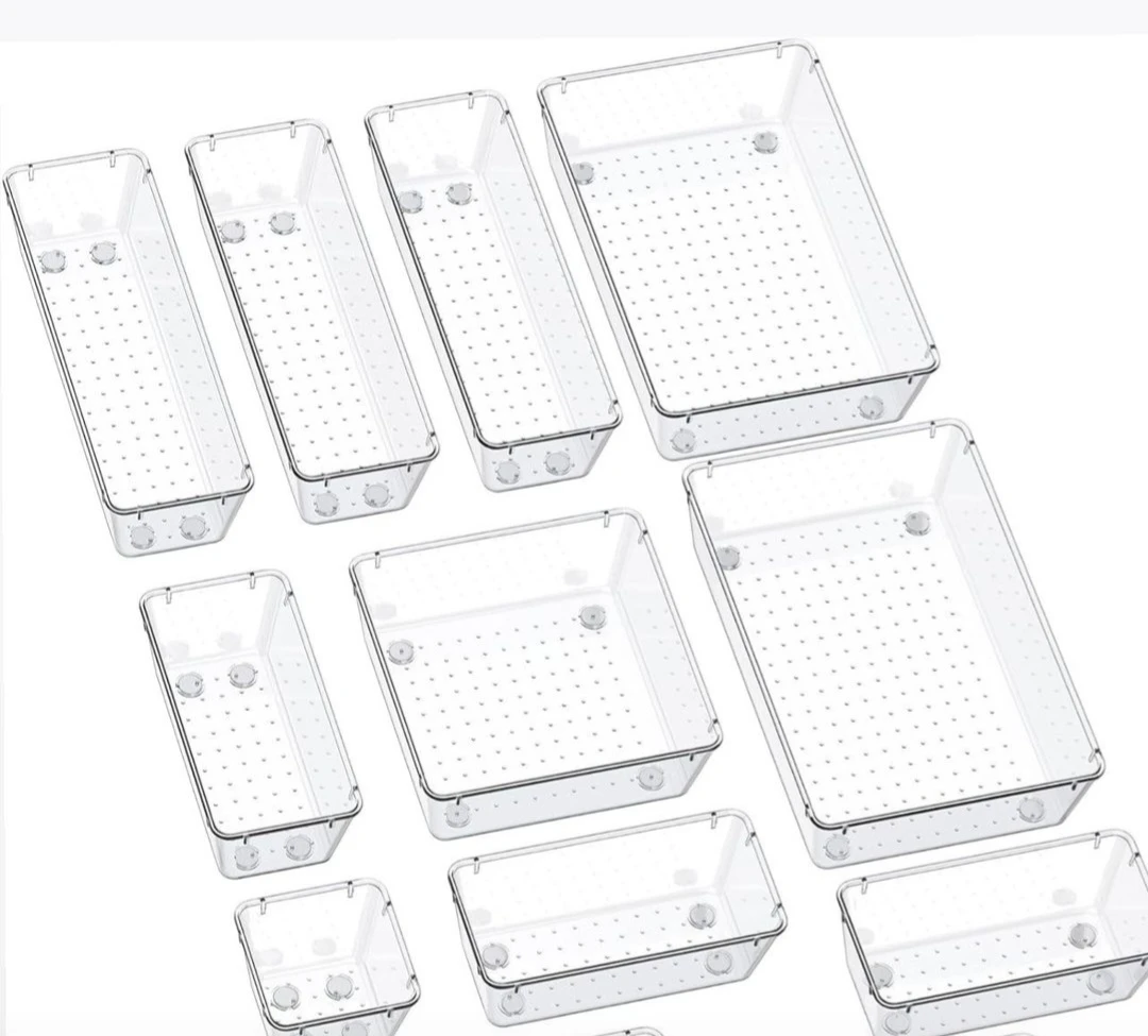 מארז 9 אירגוניות אקריל למגירות