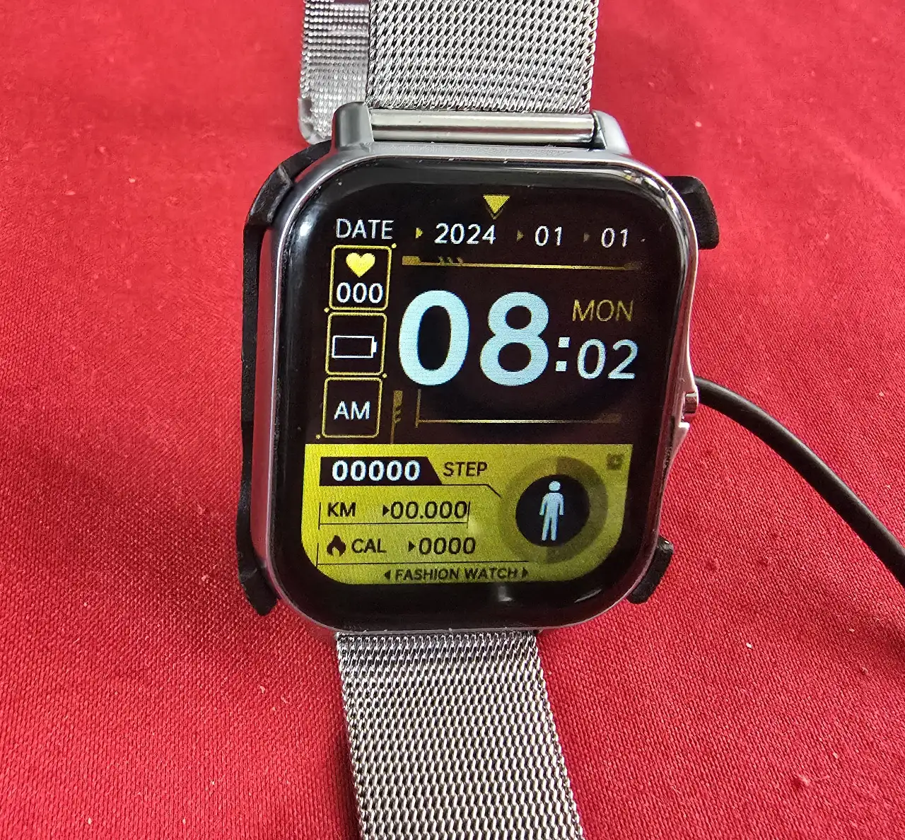 שעון חכם (Smartwatch) כולל מטוען עם הרבה פונקציות מצב עבודה
