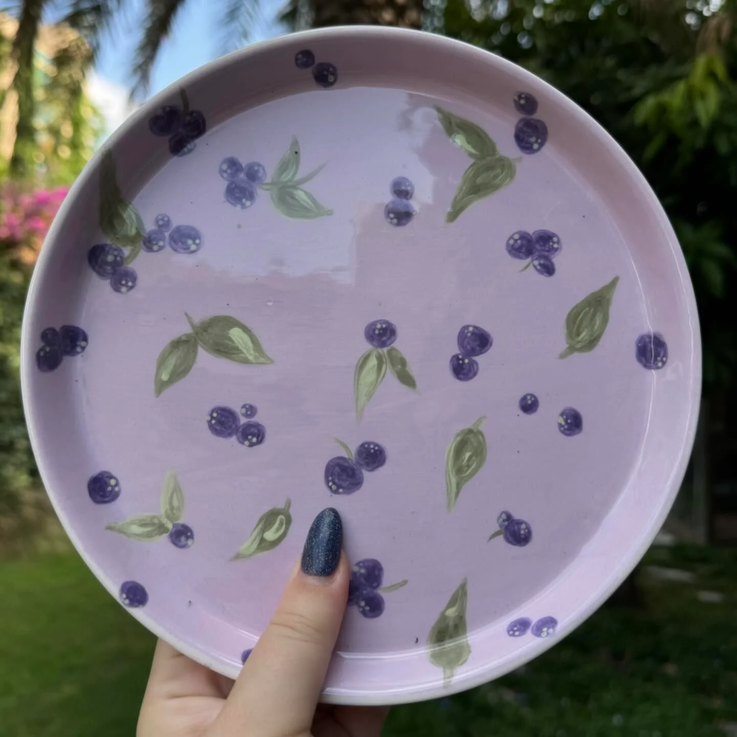 צלחת בעבודת יד