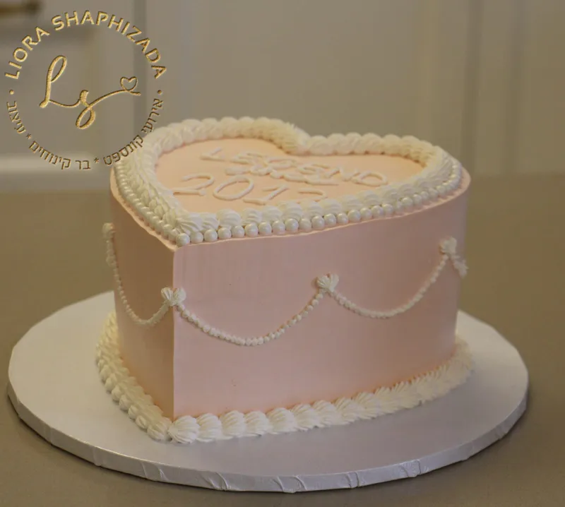 🩷עוגת בת-מצווה וינטז' ורודה🩷