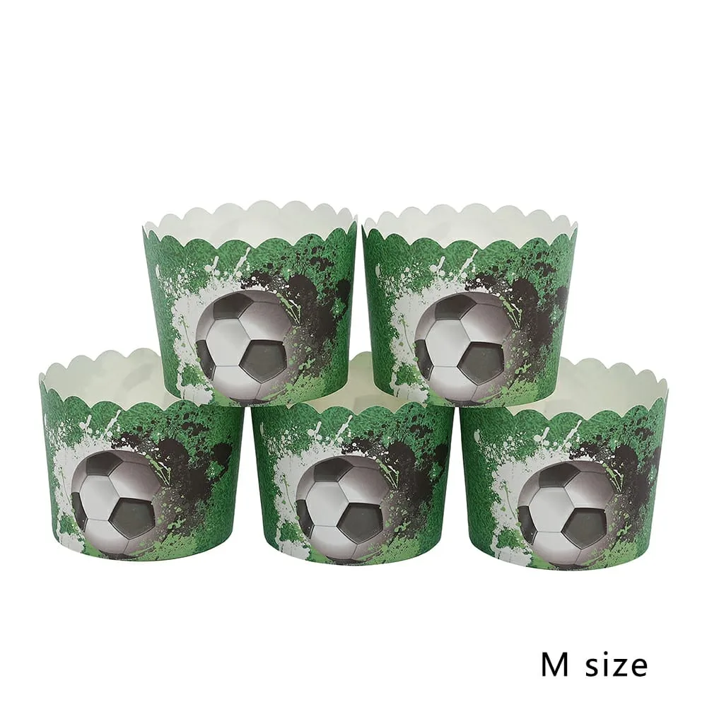 גביעי קאפקייקס כדורגל ⚽️🧁