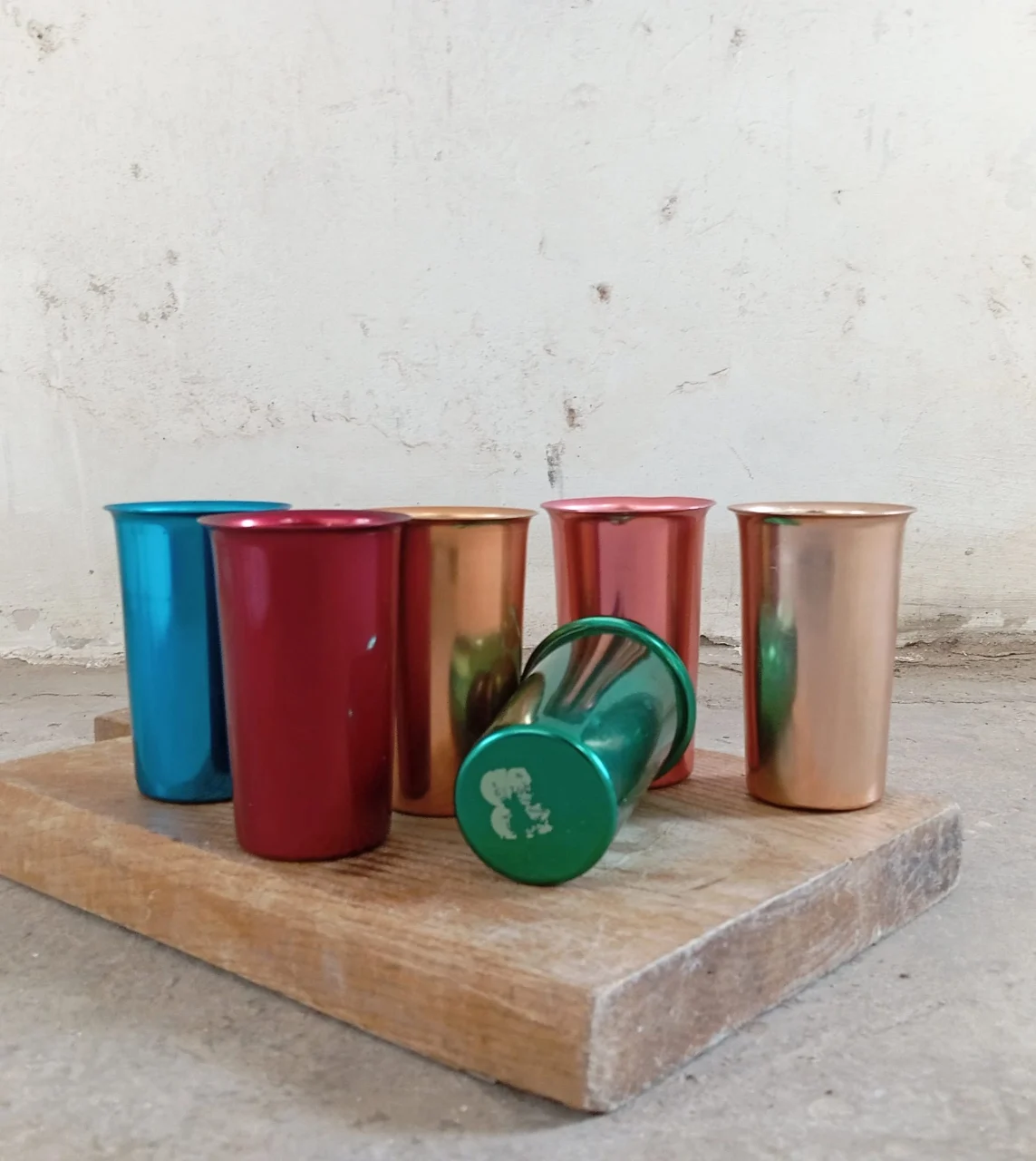 כוסות שוטים - צבעי כרום