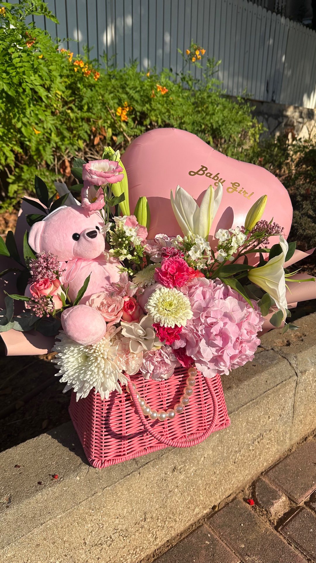 סלסלת לידה baby girl