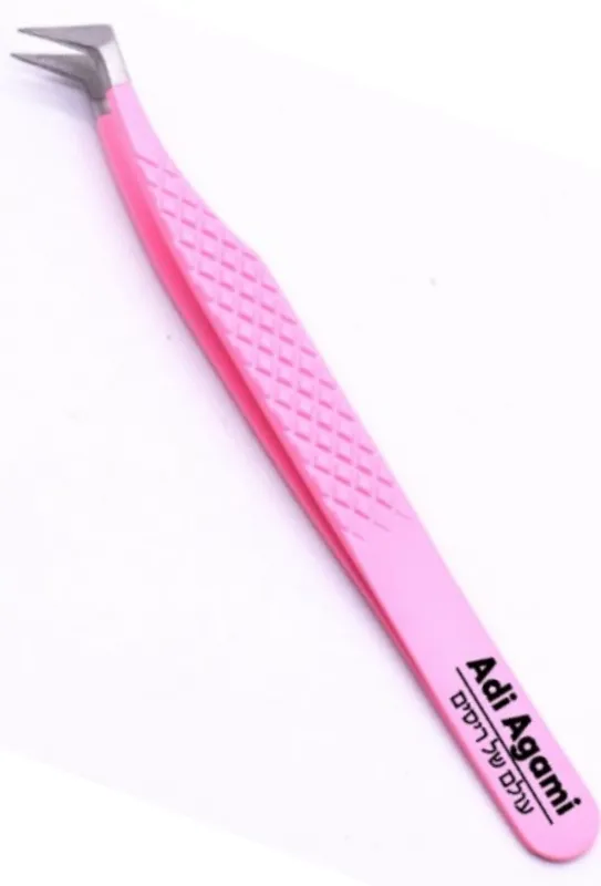 פינצטה מקצועית להדבקת ריסים