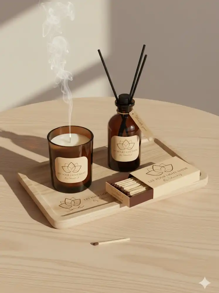 נר,מפיץ ריח,גפרורים