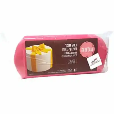 בצק סוכר אדום 1 קילו