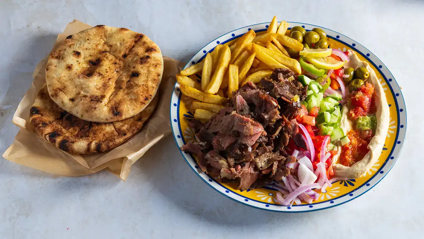 צלחת שווארמה