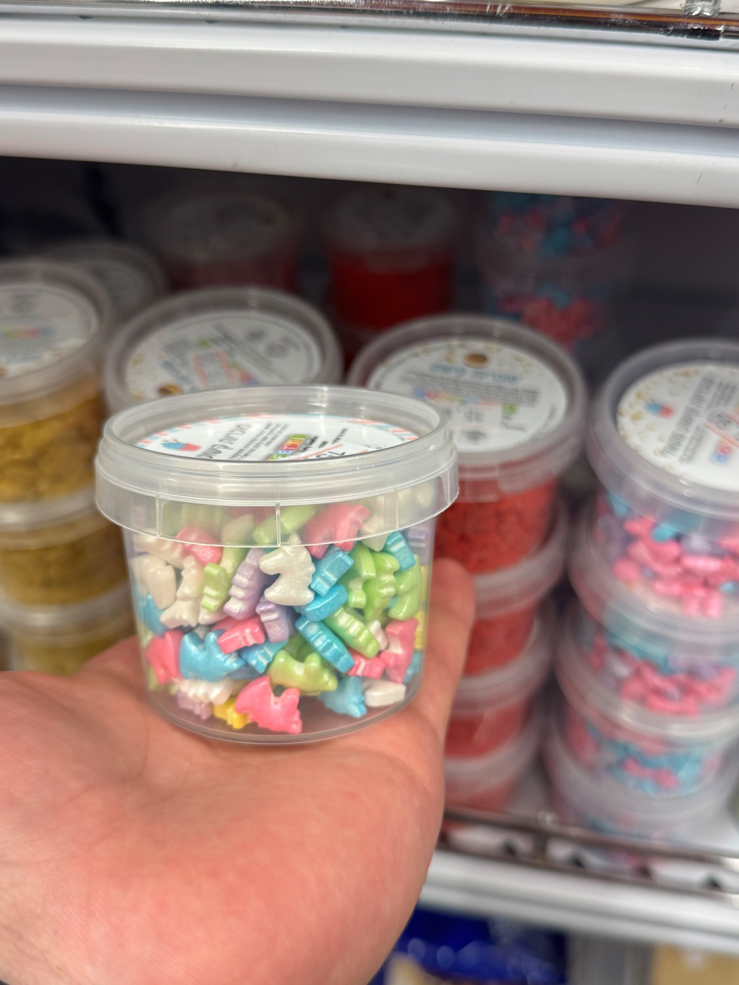 סוכריות חד קרן מטאלי 65 גרם