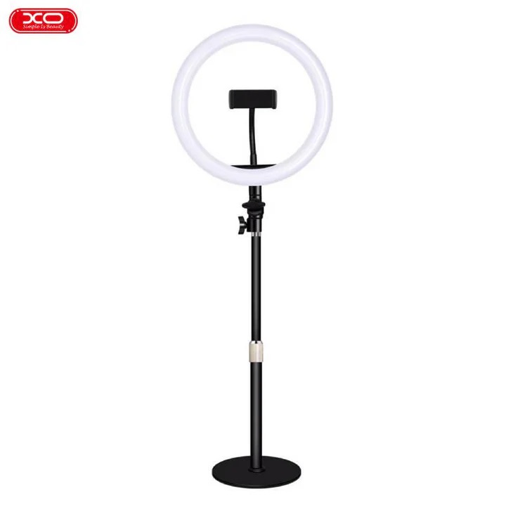 מנורת טבעת 10 אינץ' עם תמיכה בסגנון מארז (בקרת חוט)