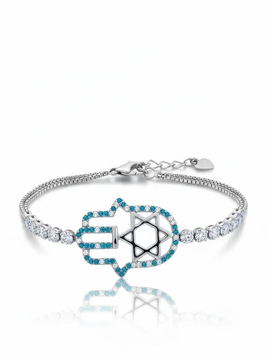 צמיד  חמסה כסף 925