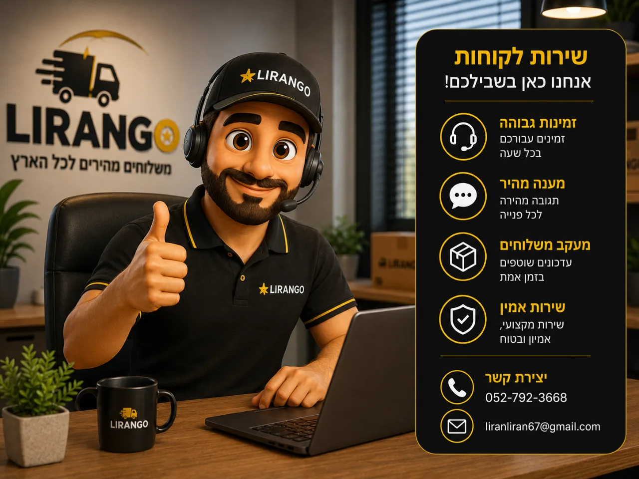 שירות לקוחות אישי – אנחנו כאן בשבילכם