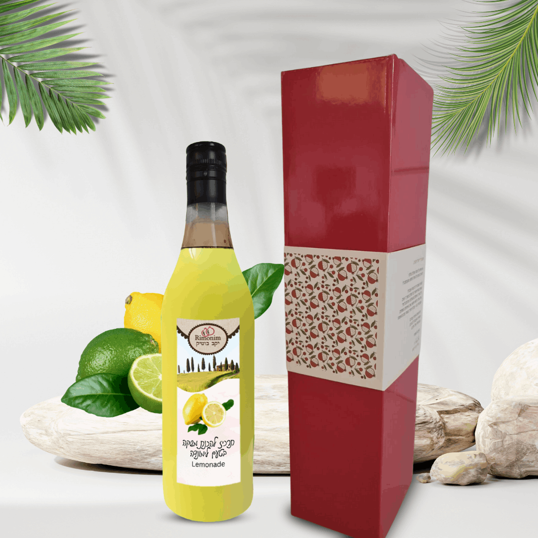 מארז יוקרה לתרכיז לימונים 650 מ"ל ללא אלכוהול