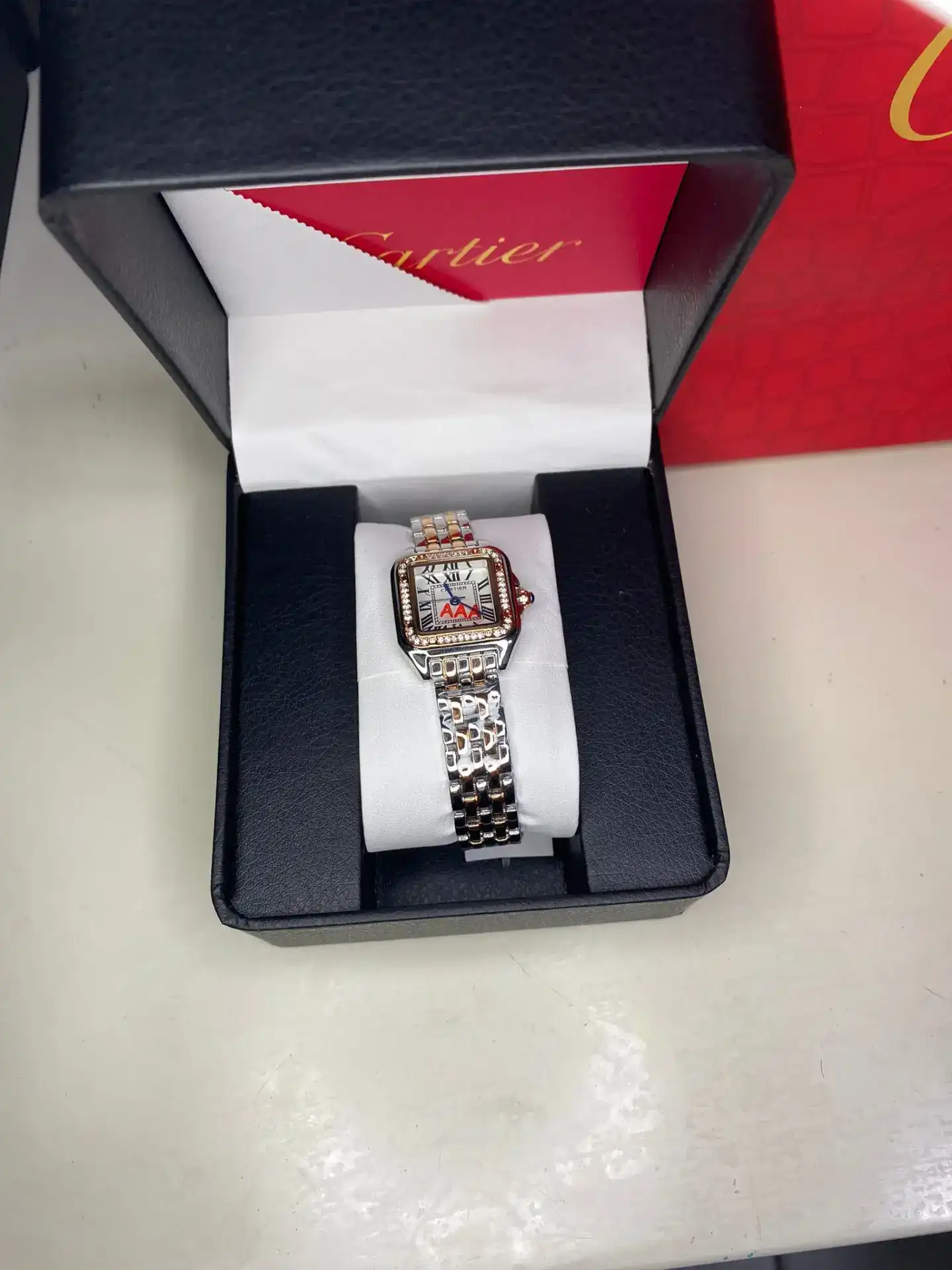 שעוני Rolex -Cartier נשים 36m רמת גימור AAA+ פול סט צבע כסף