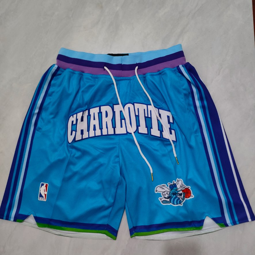 מכנס NBA - הורנטס שארלוט תכלת