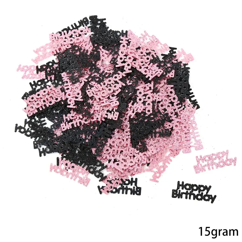 קונפטי לקישוט שולחן