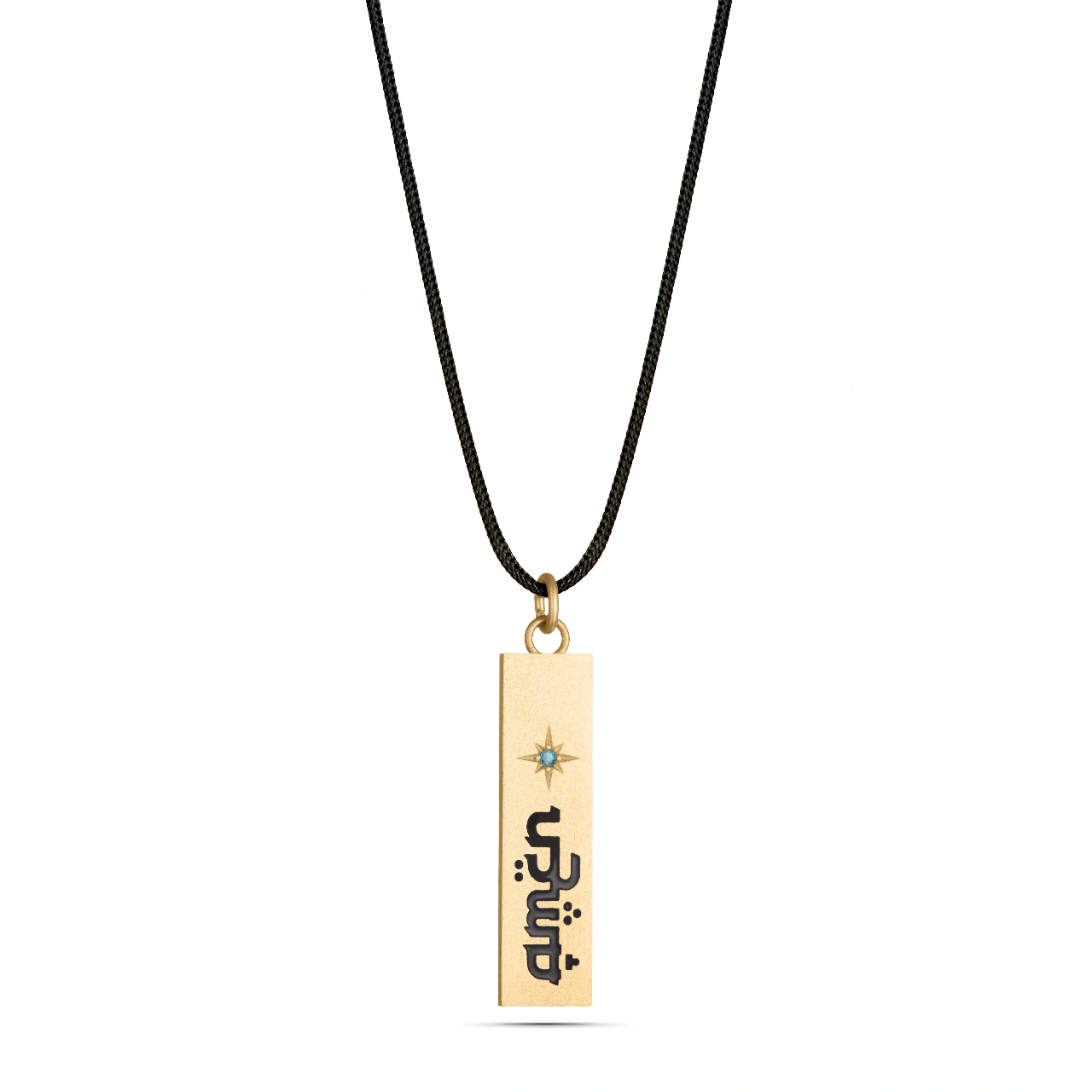 Bar Gold & Enamel Cord - available in 2 colors