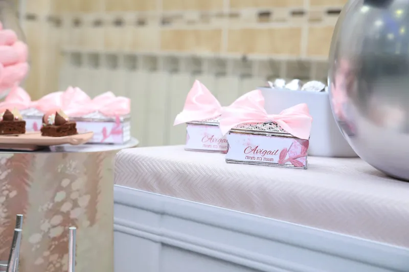 🤍🌷עיצוב בר בת-מצווה עדין ואלגנטי בגווני ורוד וכסף🌷🤍