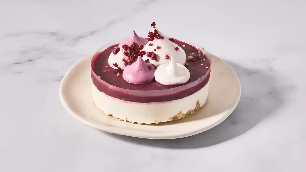 פירות יער אוכמניות ושוקולד לבן