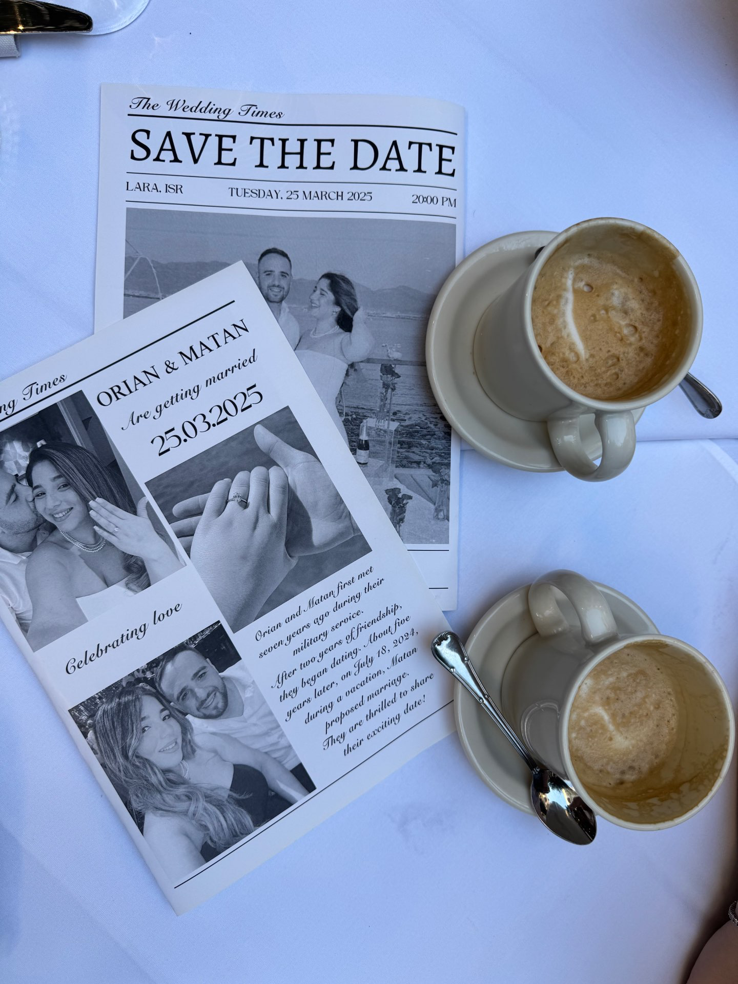 עיתון save the date