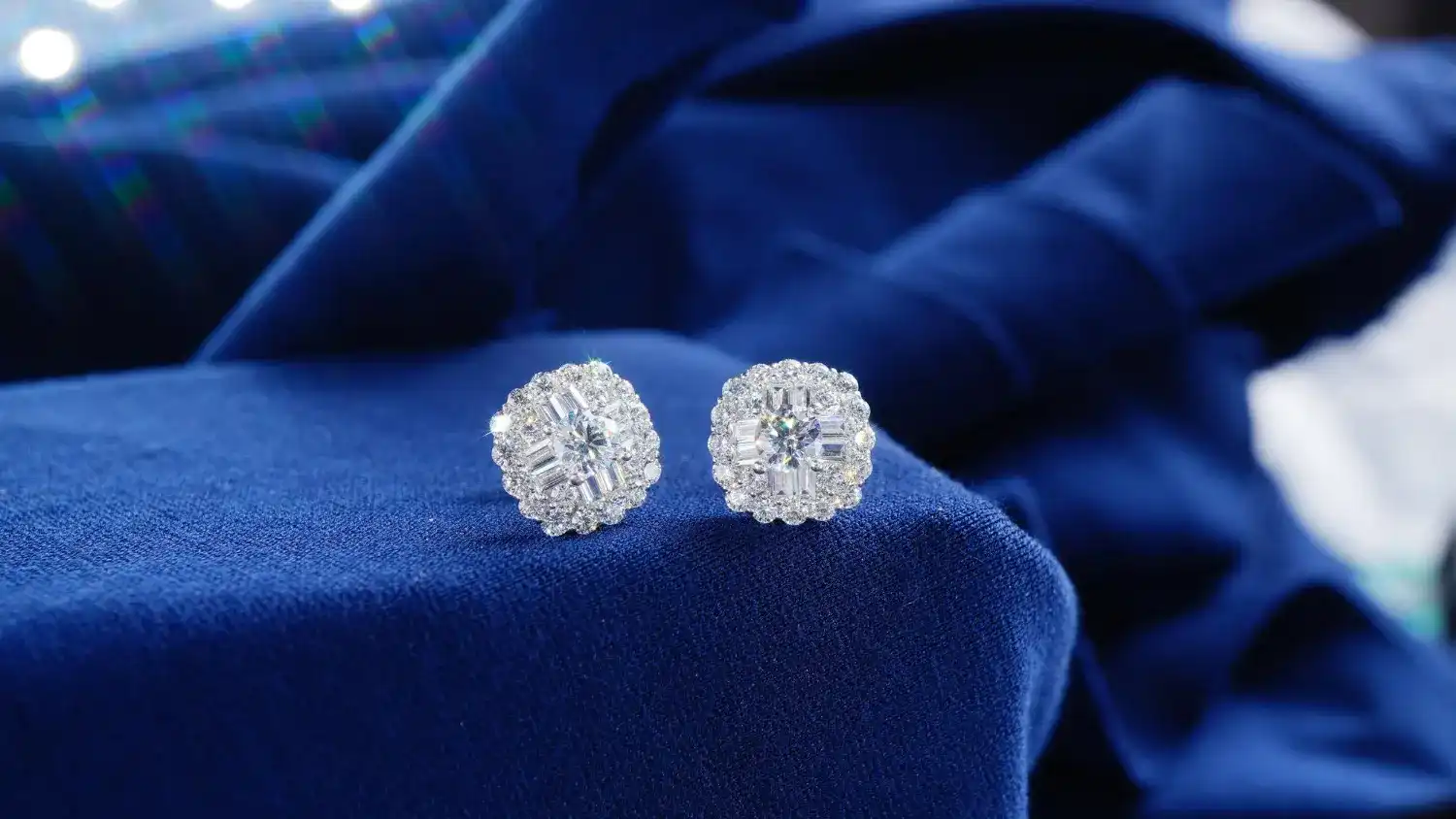 עגילי טניס זירקונים כסף סטרלינג 925