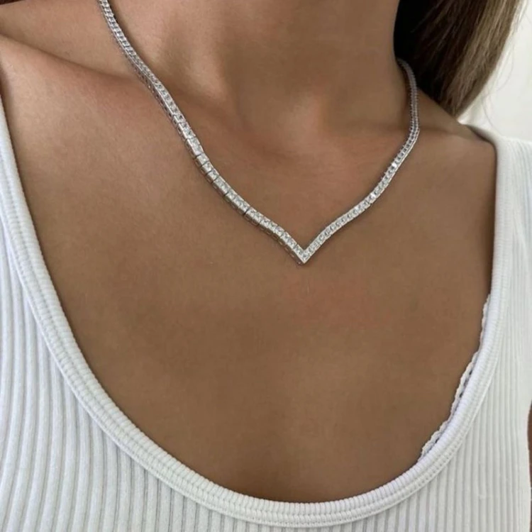 שרשרת טניס משובצת- Lili 