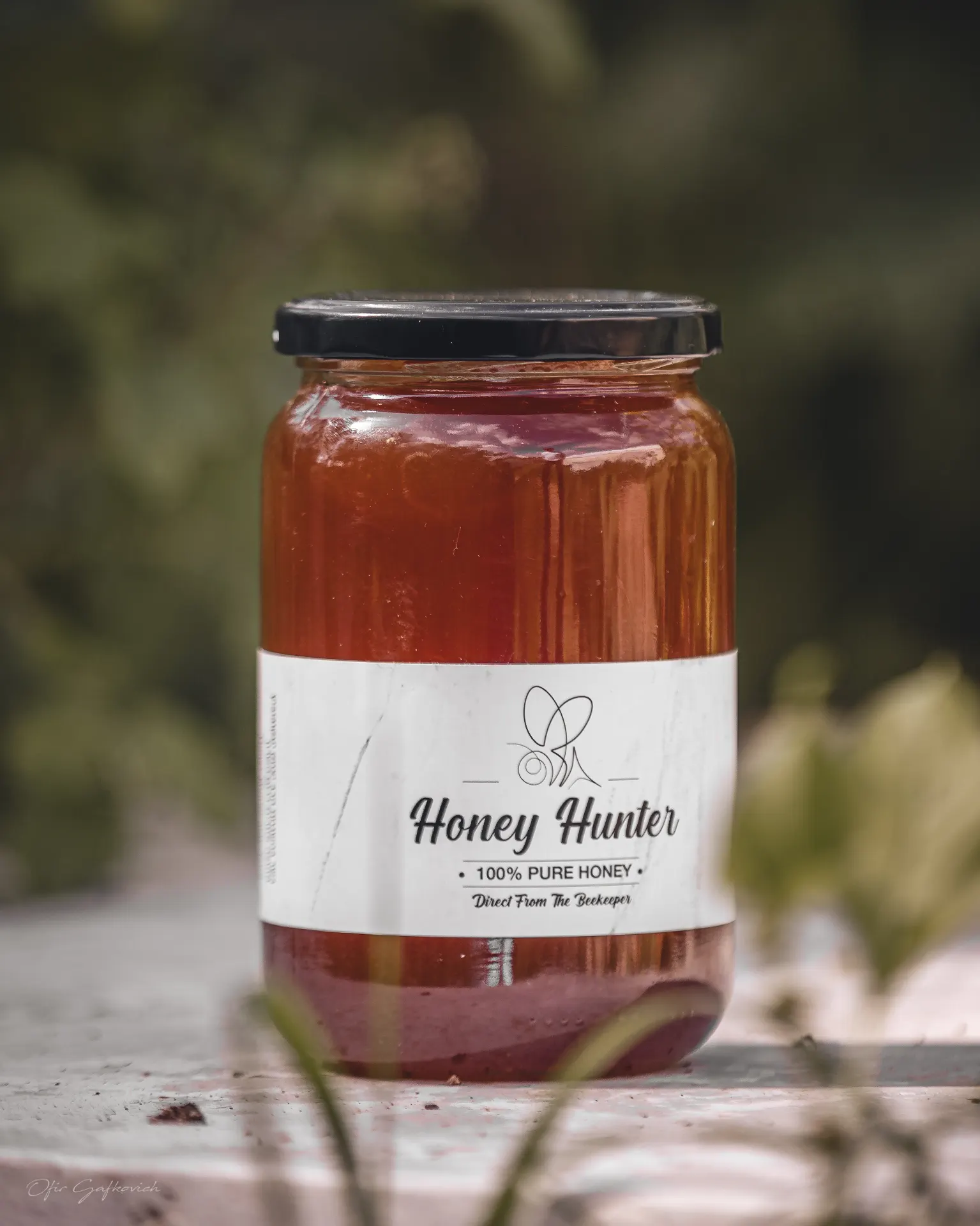 דבש נוזלי ודבש מגובש טהור מפרחי בר ׀ Honey Hunter