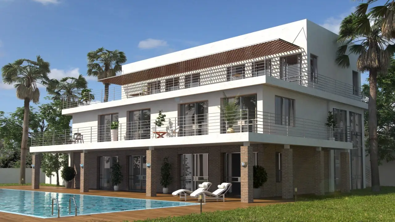 הדמיה לבית יוקרתי