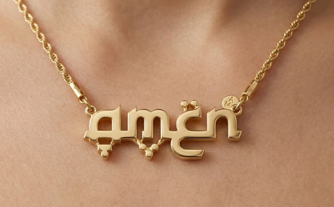 icon neckless - Gold