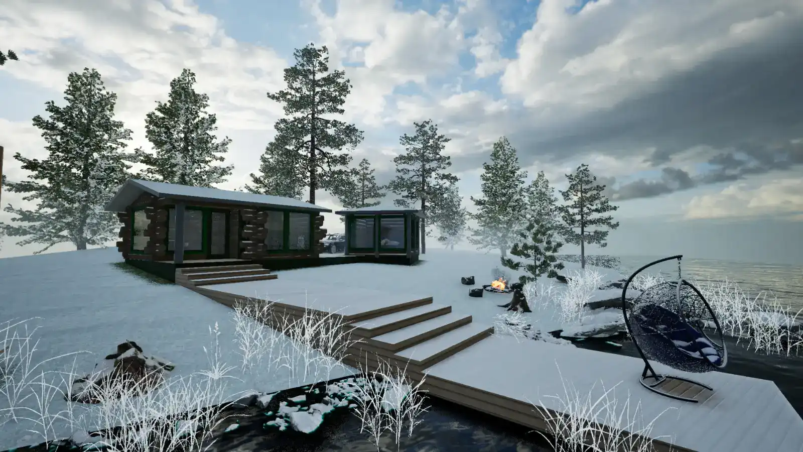 בניית בקתות בפינלנד