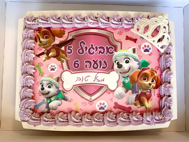 עוגת גן יחידת החילוץ-תבנית בינונית