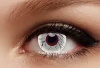 עדשות לבנות עם סדקים 