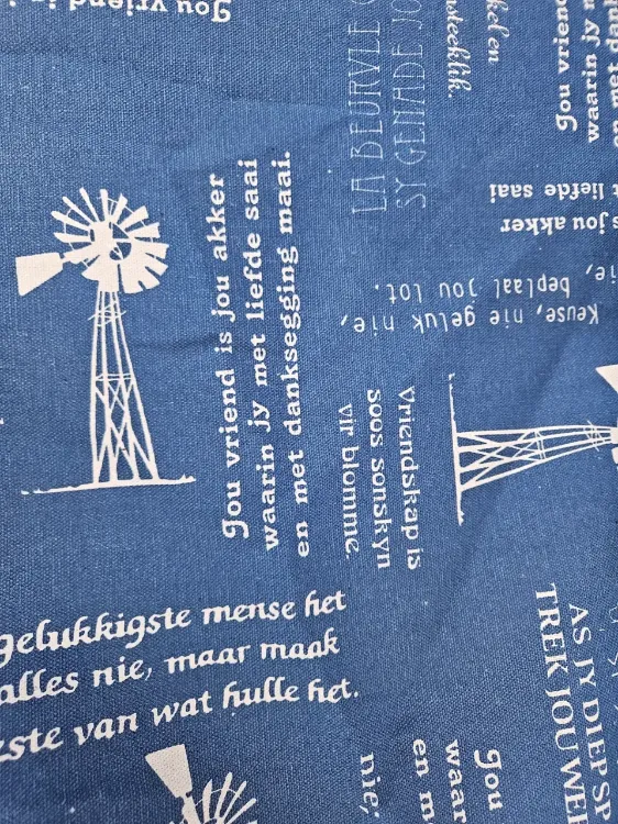 בד קאנווס כותנה מודפס