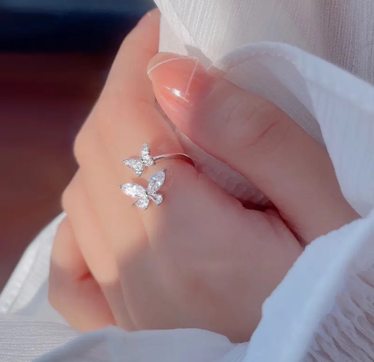 טבעת דגם פרפרים 🦋925